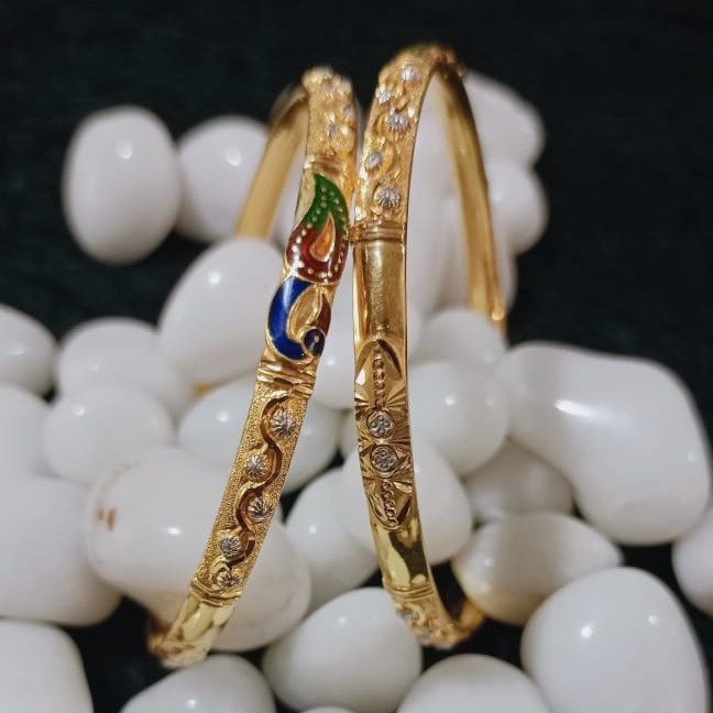 916 Gold Colorful Copper Kadli