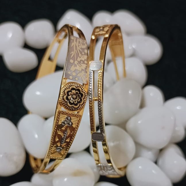 22K Gold Unique Design Copper Kadli