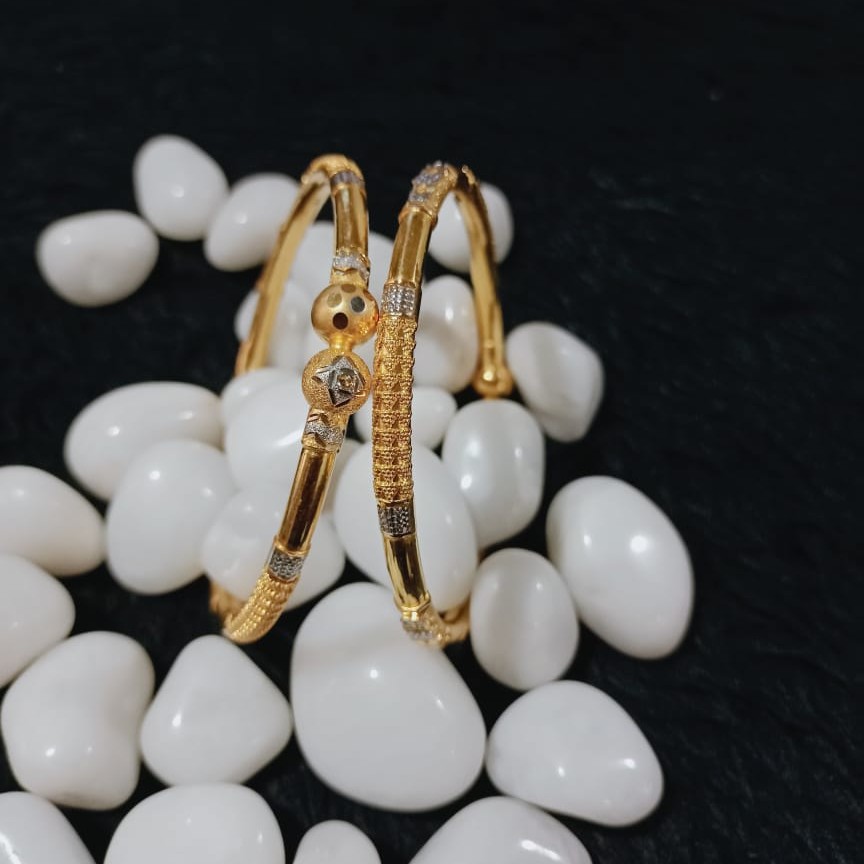 22Kt Gold Designer Copper Kadli