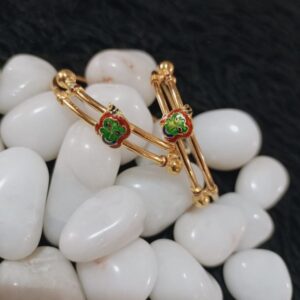 916 Gold Cartoon Design Kadli Bangle