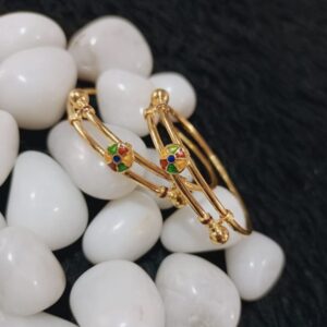 22K Gold Ball Pipe Kadli