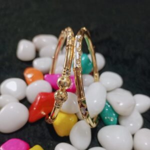 916 Gold Fancy Modhiya Copper Kadli Bangle