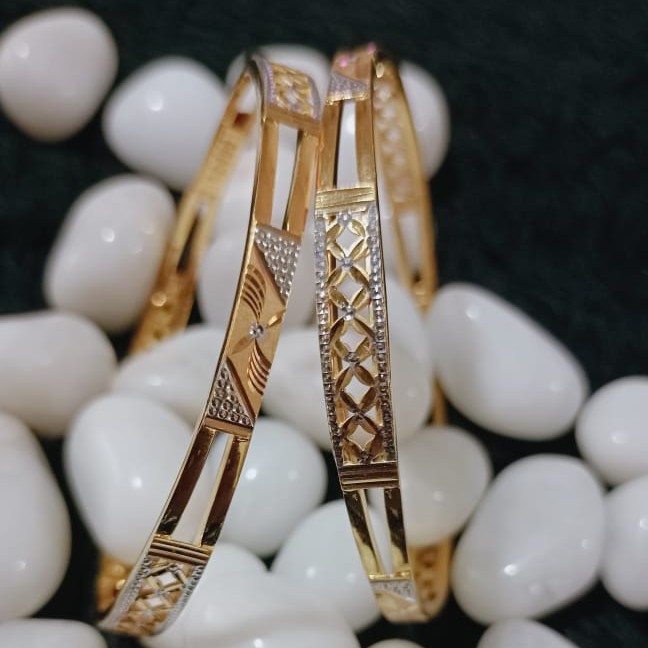 916 Gold Double Pipe Copper Kadli