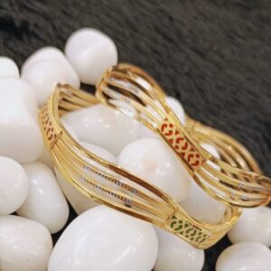 916 Gold Stylish Copper Kadli Bangle