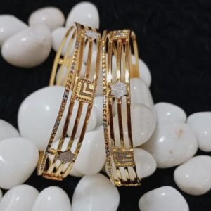 916 Gold Unique Copper Kaldi Bangle