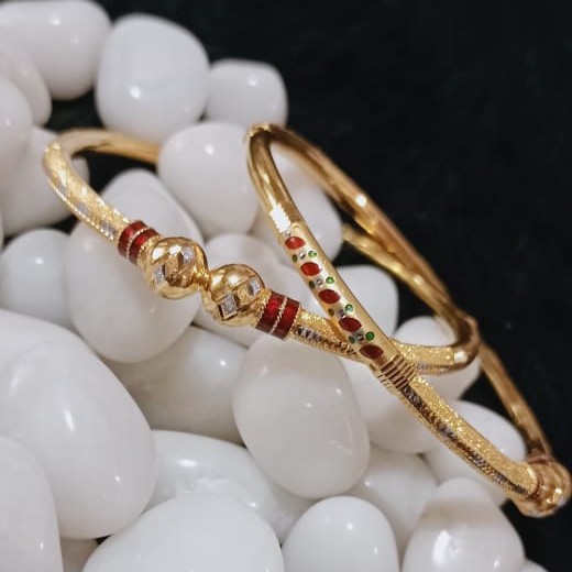 916 Gold Hallmarked Kadli Bangle
