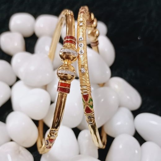 916 Gold Classic Kadli Bangle