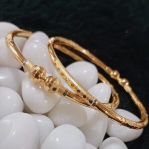 916 Gold Designer Copper Kadli Bangle