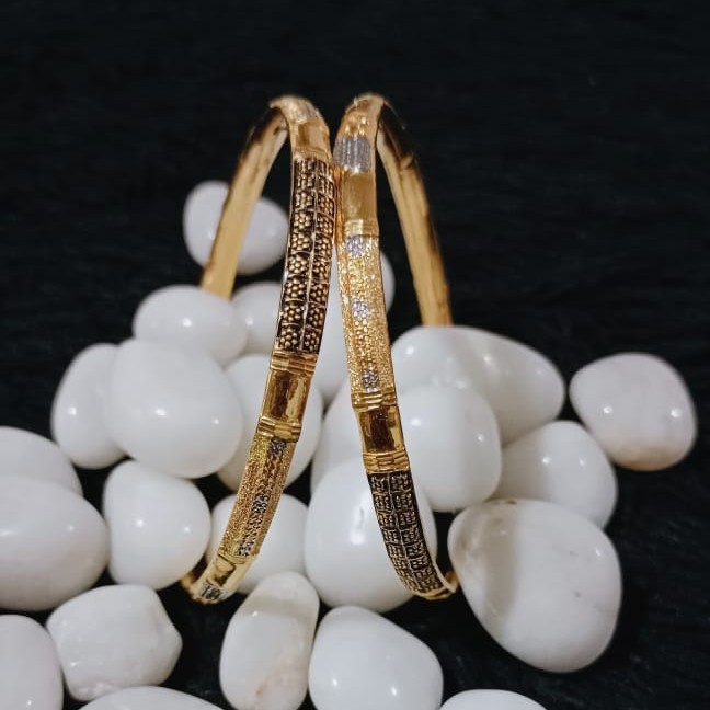 916 Gold Fancy Copper Kadli Bangle