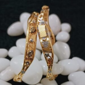 916 Gold Stylish Kadli Bangle