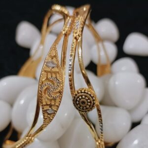 916 Gold Fancy Bangle