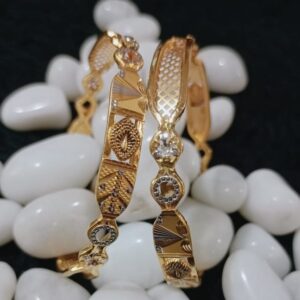 916 Gold Copper Kadli Bangle