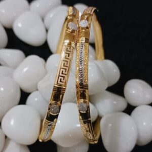 916 Gold Dazzling Copper Kadli Bangle
