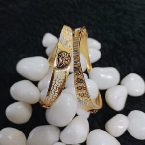 916 Gold Antique Copper Kadli Bangle