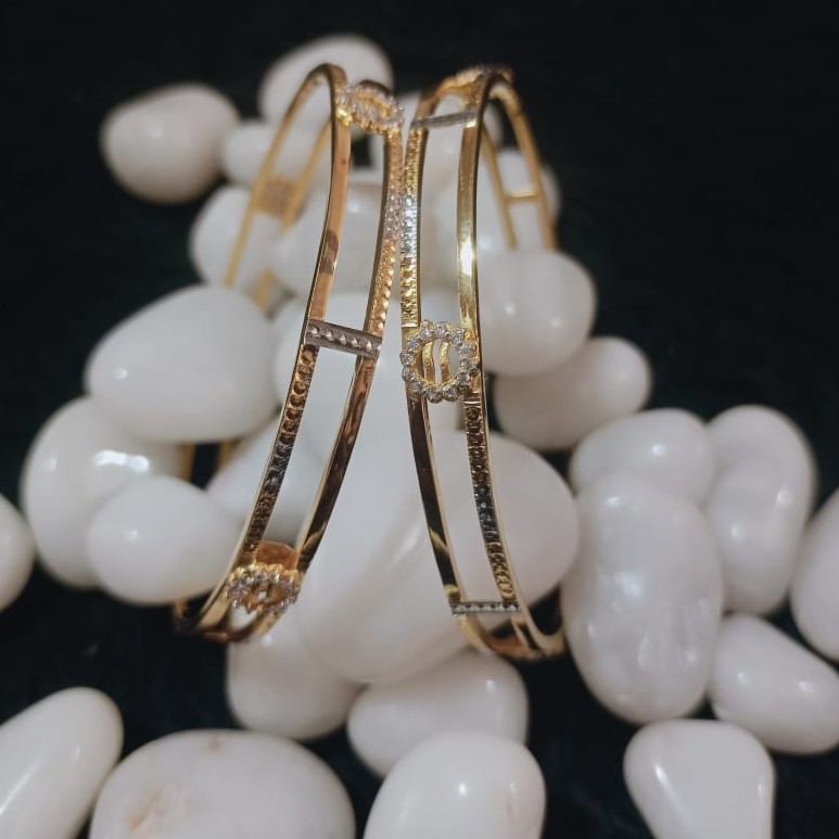 916 Gold Fancy Copper Kadli Bangle SGC04