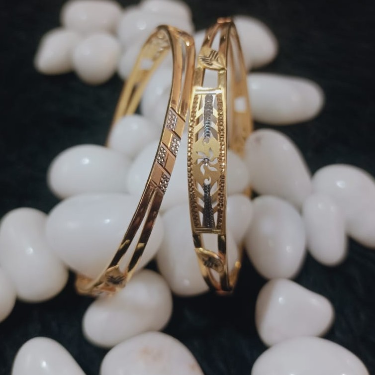 916 Gold Fancy Copper Kadli Bangle SGC03