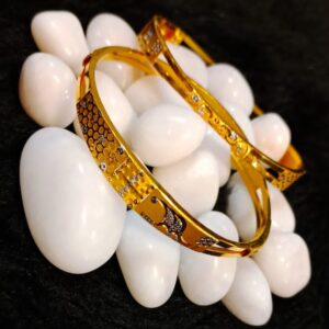 22KT Gold Modern Daily Wear Copper Kadli Bangle SGB48