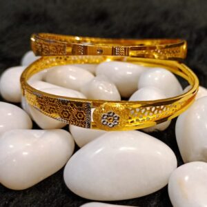 22KT Gold Trendy Special Occasion Copper Kadli Bangle SGB47