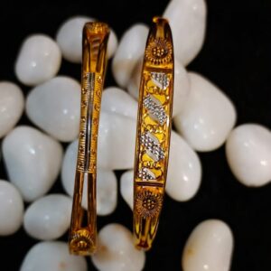 22KT Gold Fancy Special Occasion Copper Kadli Bangle SGB43
