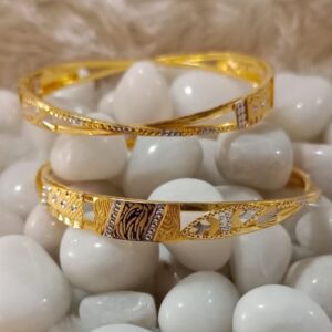 22KT Gold Trendy Special Occasion Copper Kadli Bangle SGB19