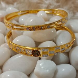 22KT Gold Antique Special Occasion Copper Kadli Bangle SGB02
