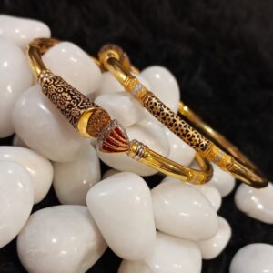 22KT Gold Fancy Daily Wear Copper Kadli Bangle SGB01