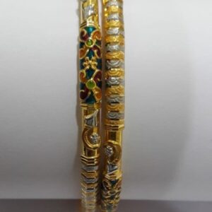 916 cz Ghaba Meena Bangle sg-177