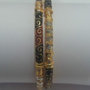 22kt Gold Meenakari Bangle SG-109