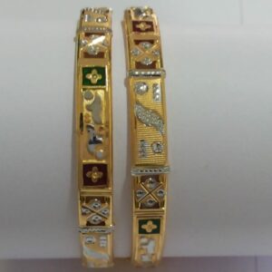 22KT Gold cz Bangle SG-76