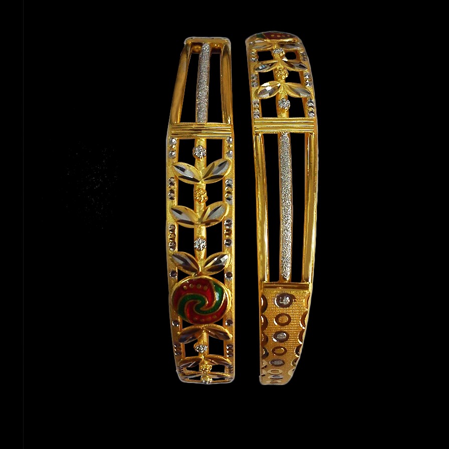 916 Cz Meena Bangle SG-70