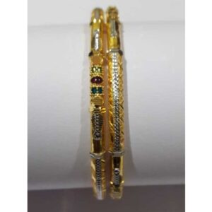 916 Fancy Designer Gold Copper Pipe Kadli