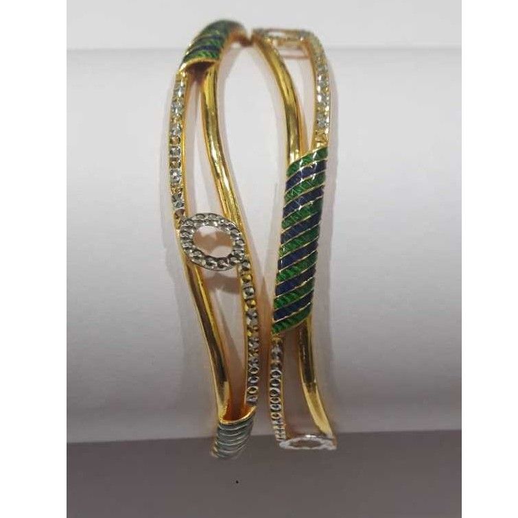 916 Gold Antique Designer Fancy Copper Kadli