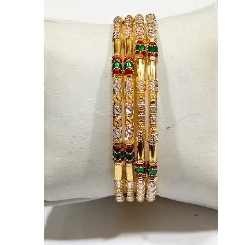 22KT Gold Fancy Bangle