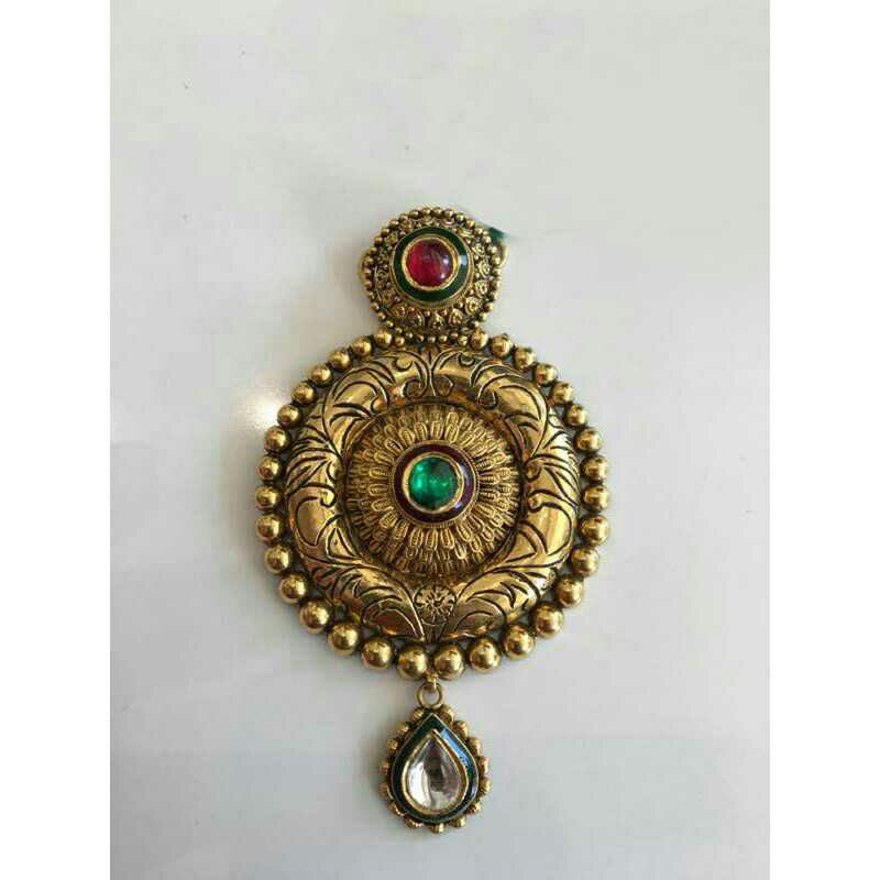 916 Gold Ladies Jadtar Mangalsutra Pendant