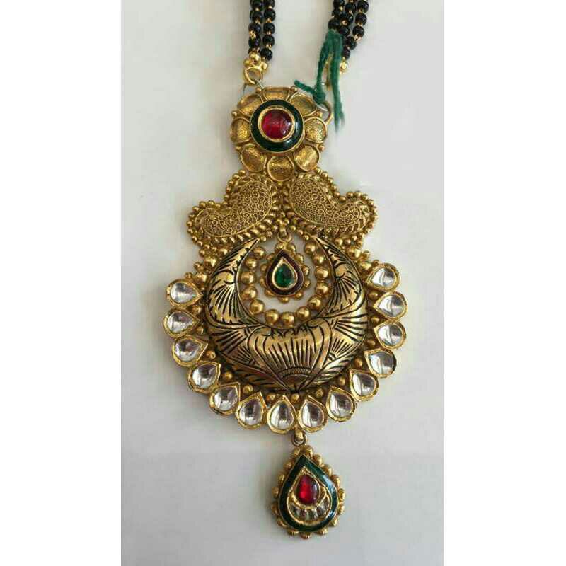 22KT Gold Ladies Indian Jadtar Mangalsutra
