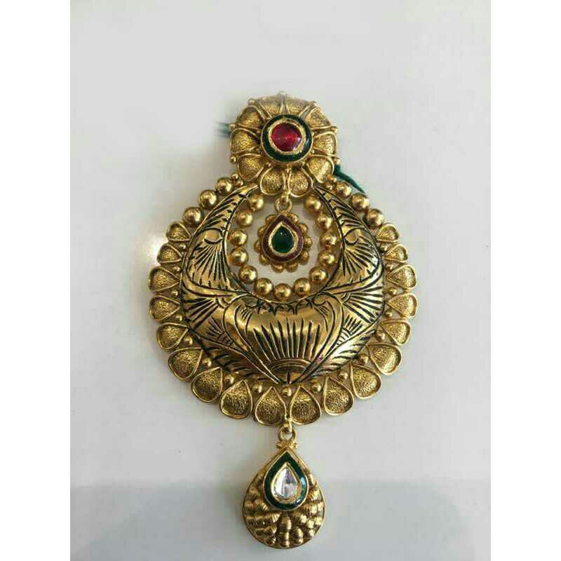 22KT Gold Ladies Antique Jadtar Mangalsutra Pendant