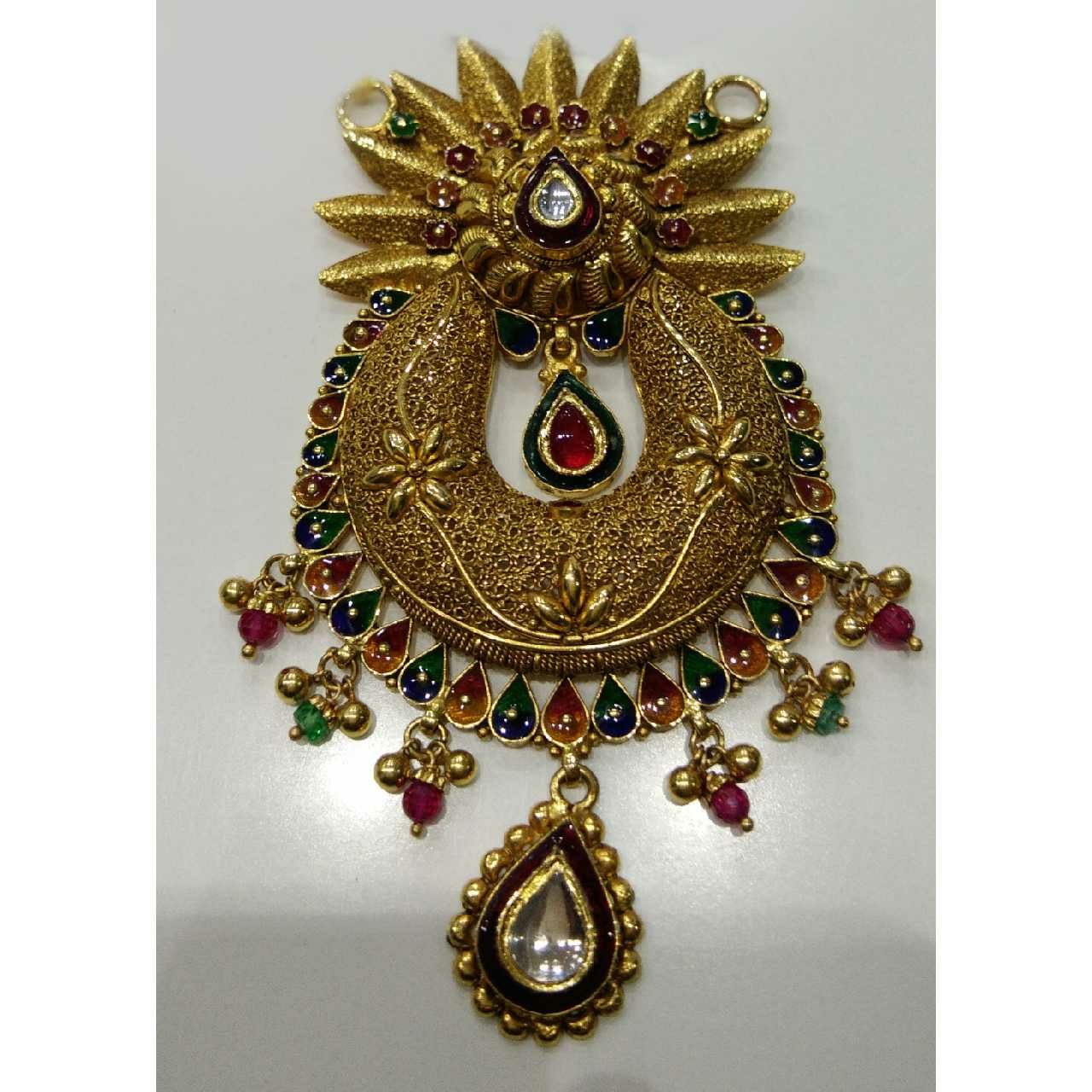 Gold Calcutti Mangalsutra Pendant