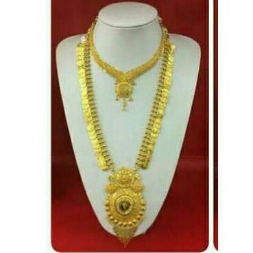 22KT Gold Rajwadi Necklace