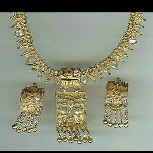 22KT Gold Rajwadi Necklace