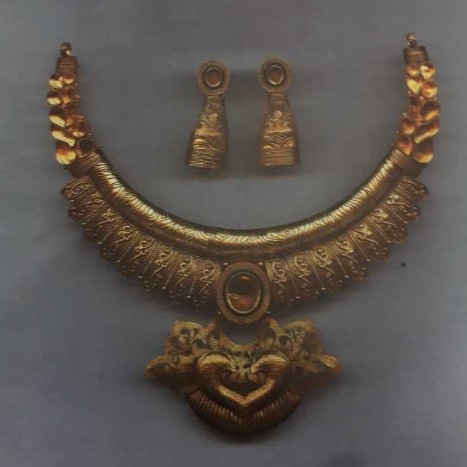 22KT Gold Ladies Fancy Necklace Set