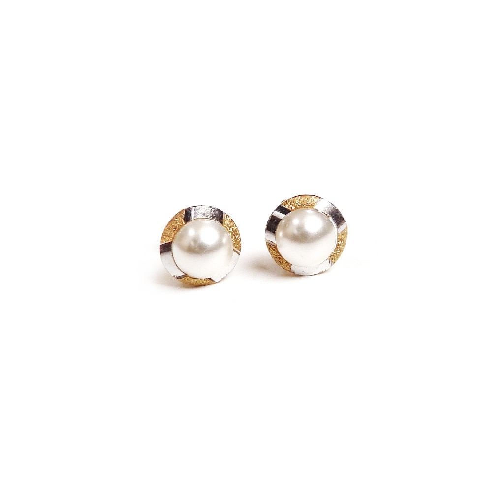 22k gold pearl tops