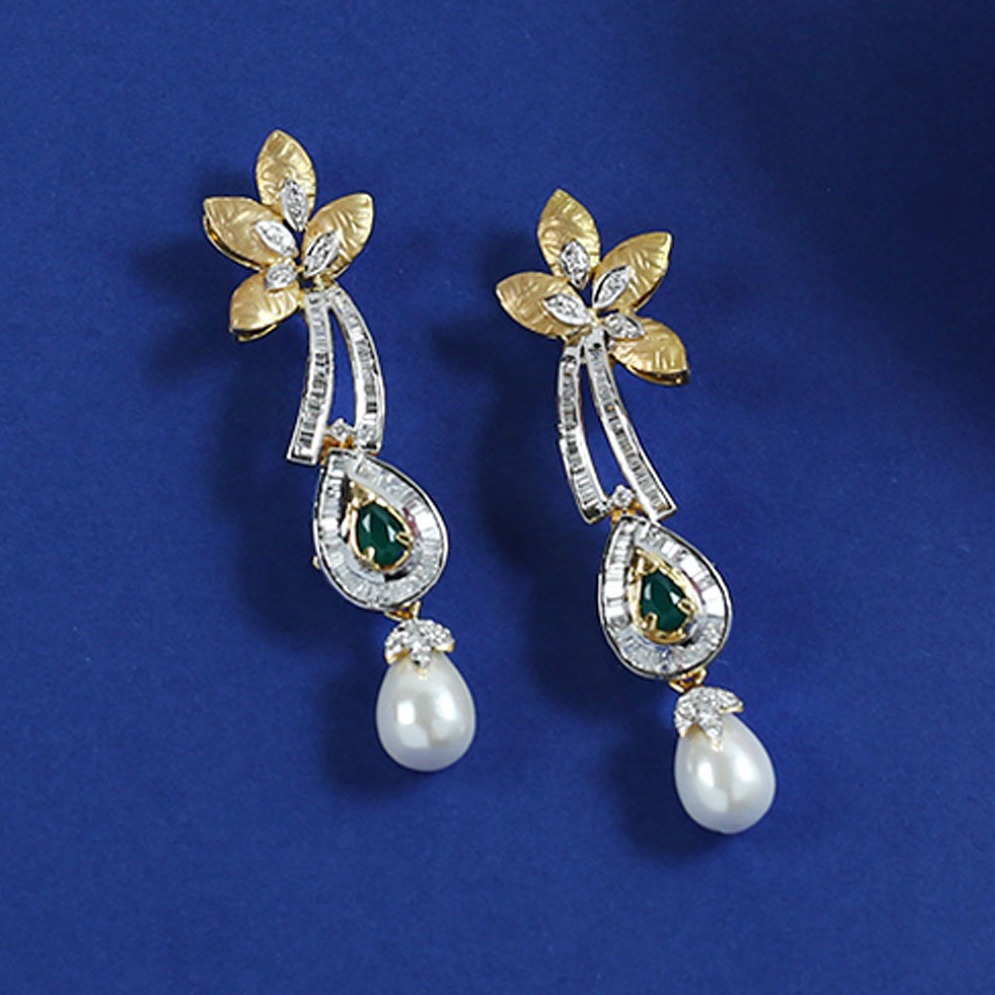 Designer diamond necklace set - Image 2