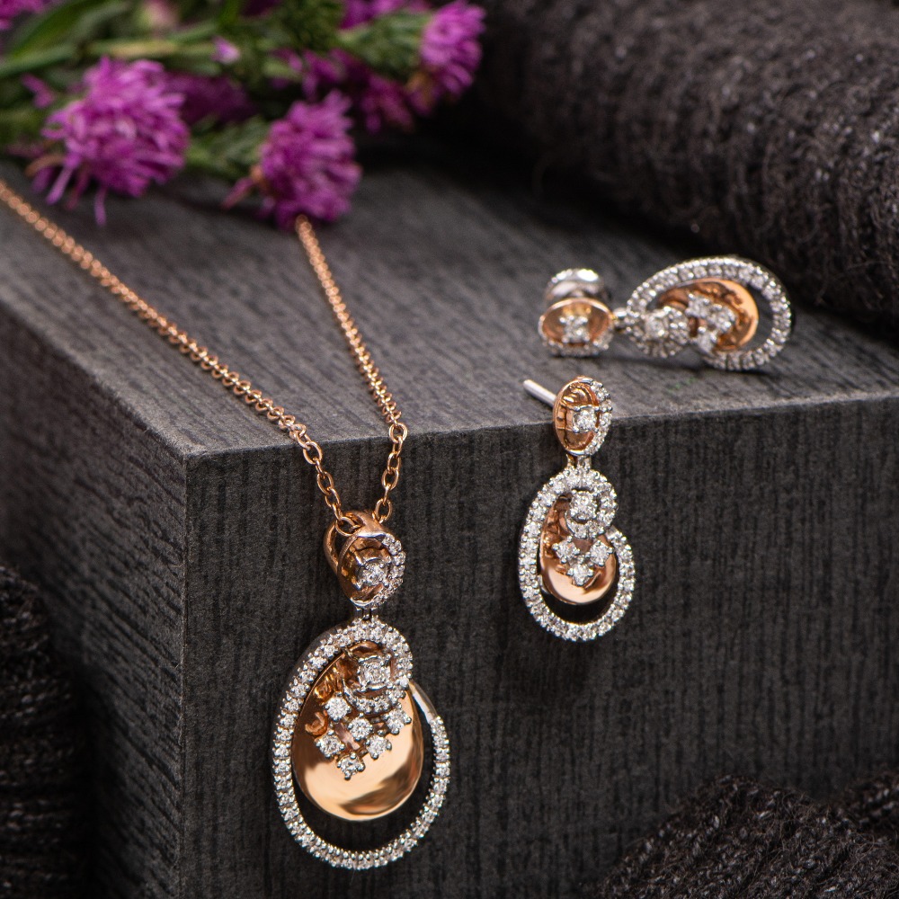 Paisley pendent set