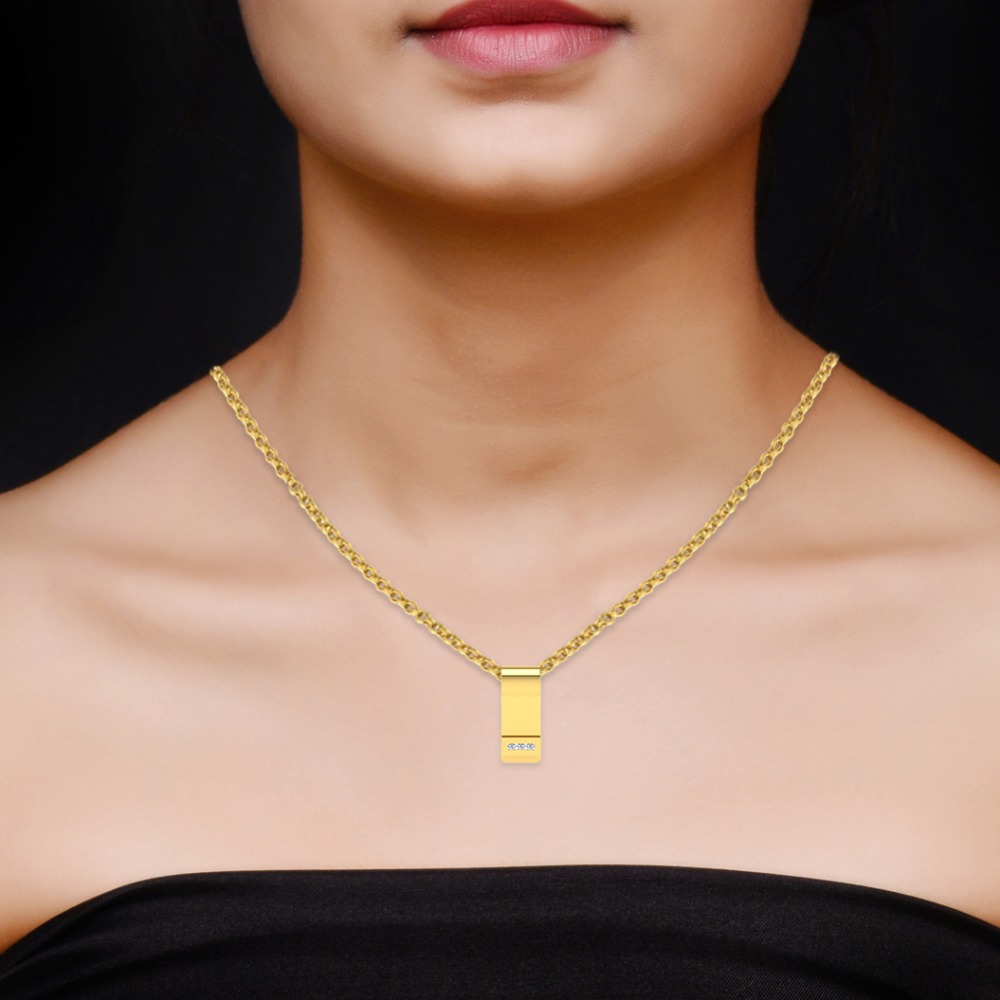 bold gold pendent - Image 2