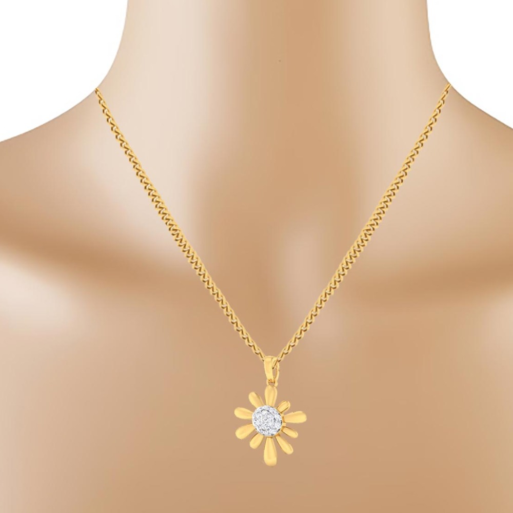 floral diamond pendant - Image 2