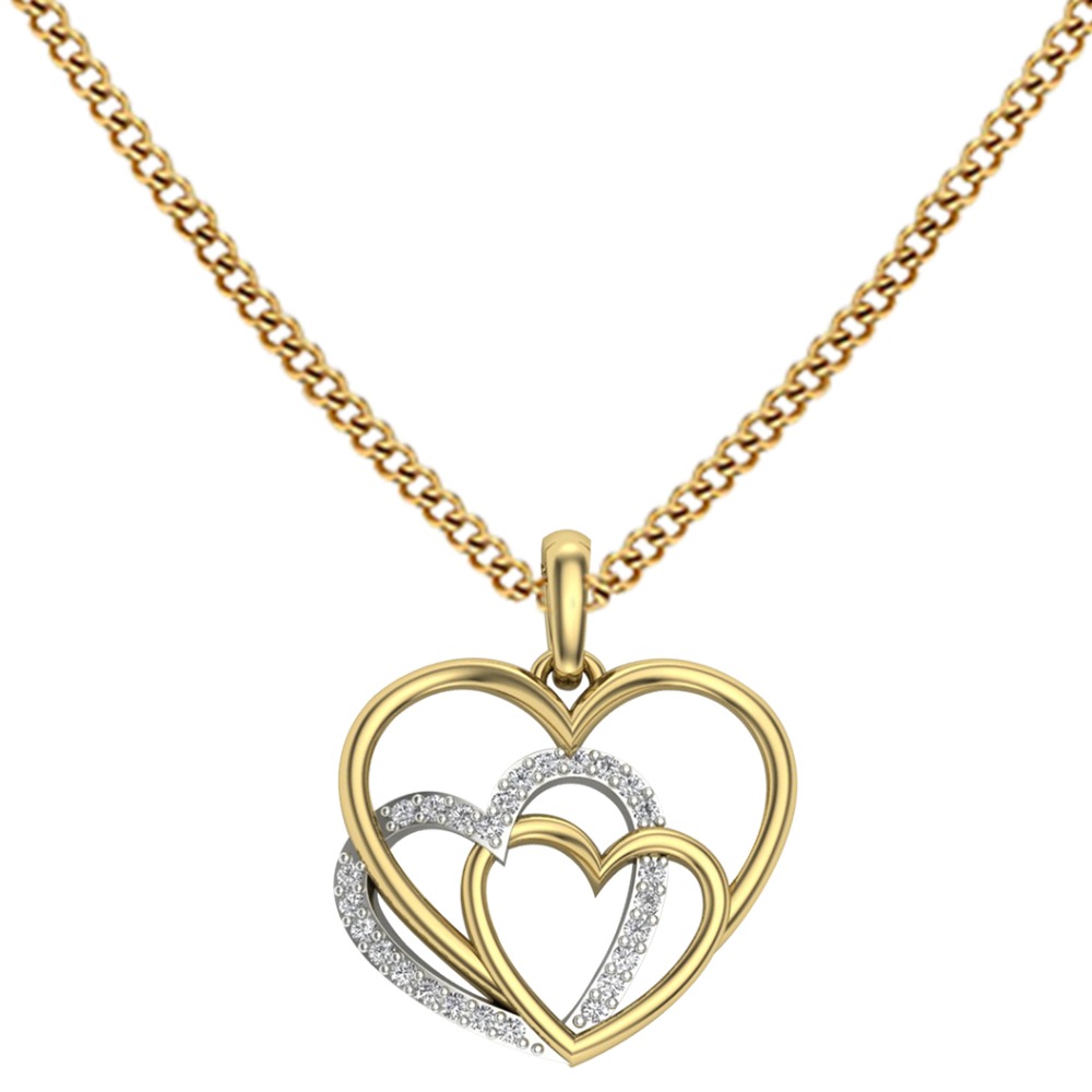 pendent full of hearts