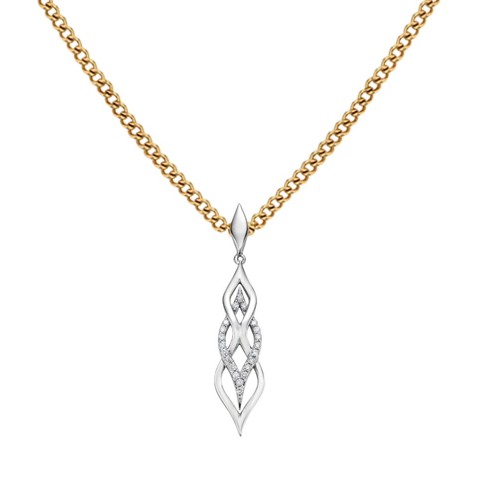 marquise connected  pendent