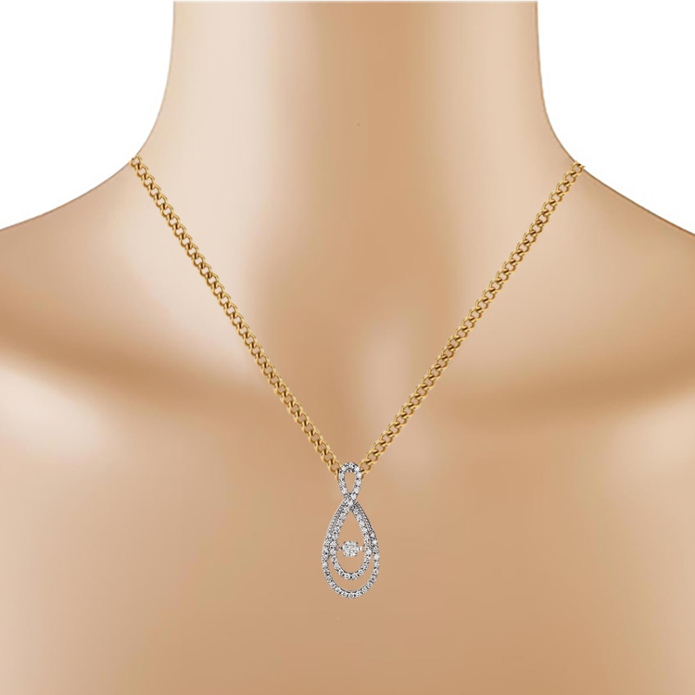 classic diamond pendant - Image 2