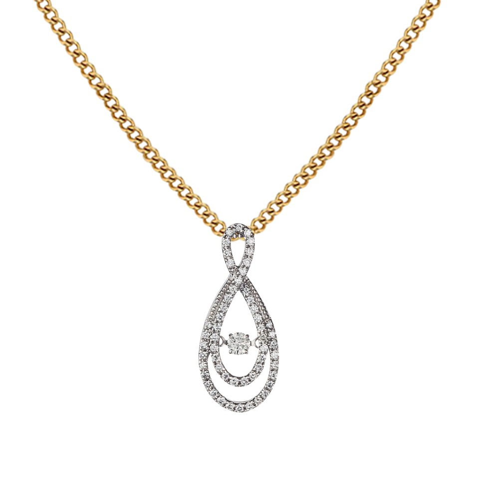 classic diamond pendant