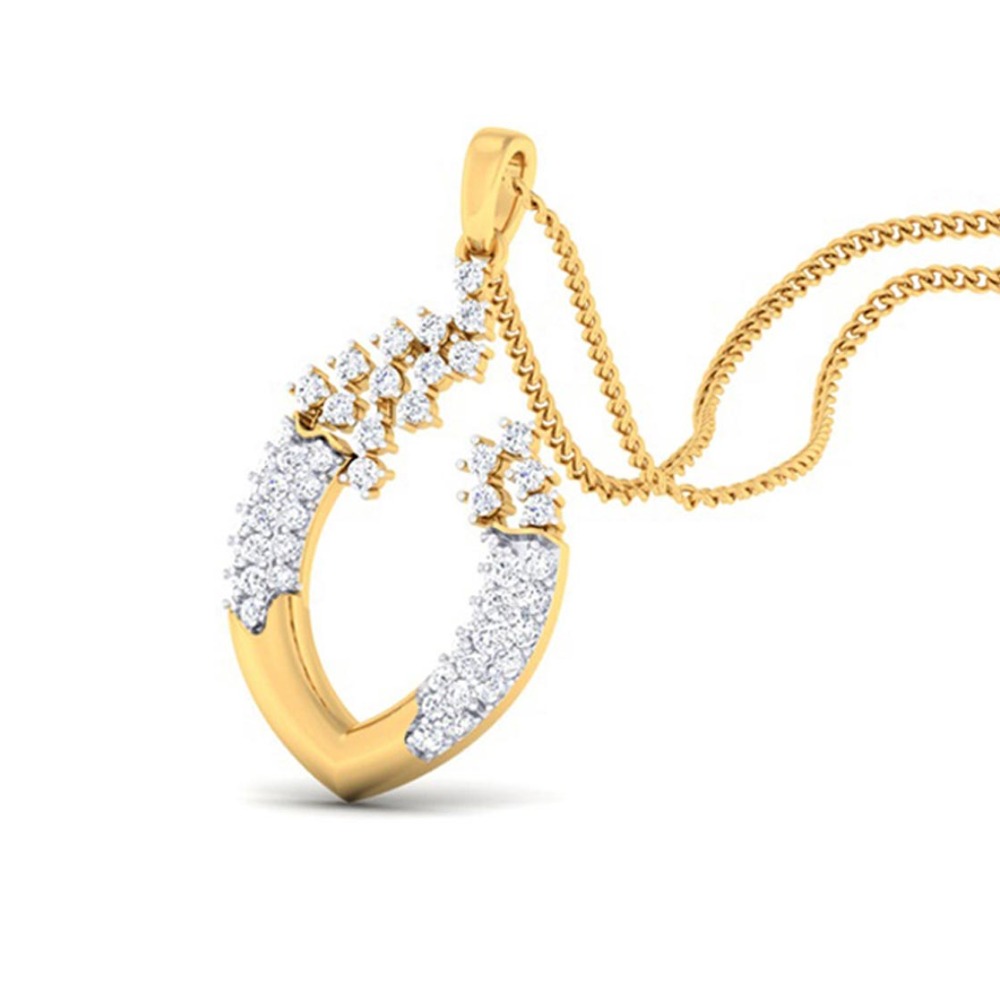 Delicate diamond pendant